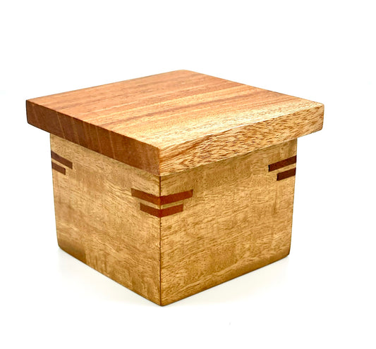 Wooden keepsake box; Small