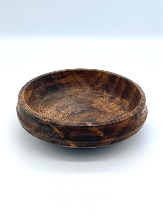 Claro walnut decorative bowl